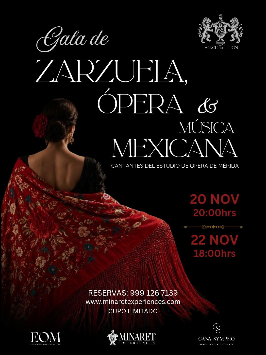 Cartel de la Gran Gala de Zarzuela & Ópera